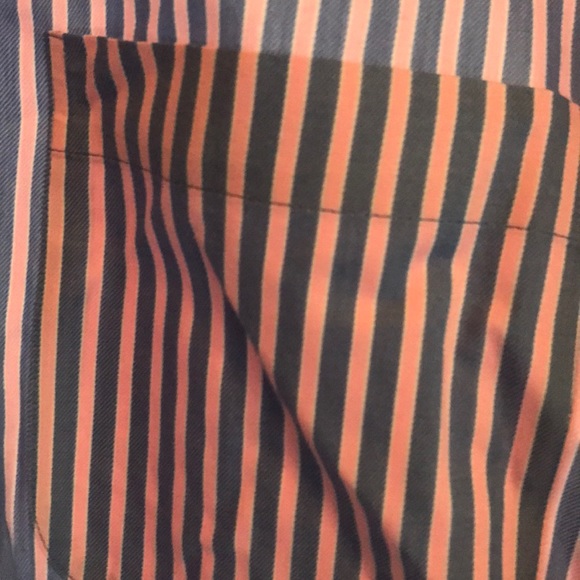 Brooks Brothers men’s dress shirt.  Pink and Blue. - Picture 2 of 3